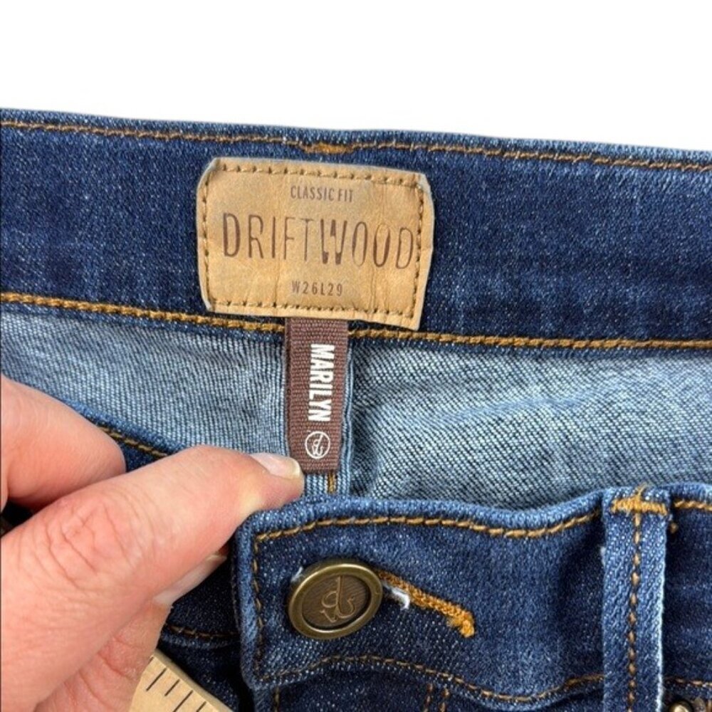 Driftwood Skinny Jeans Marilyn Low Rise Size 26 - Picture 7 of 8